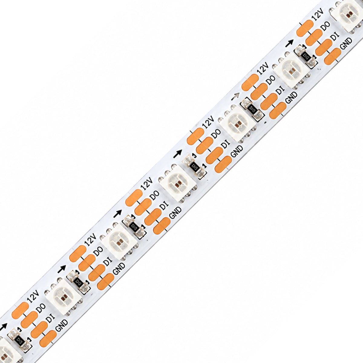 10mm Breakpoint-Resume Addressable RGB LED Strip – 5050, 60 LEDs/m, 5V/12V