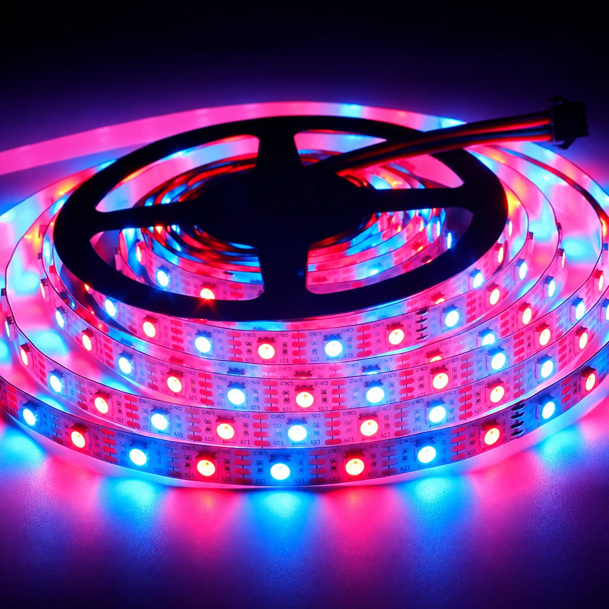 10mm Breakpoint-Resume Addressable RGB LED Strip – 5050, 60 LEDs/m, 5V/12V