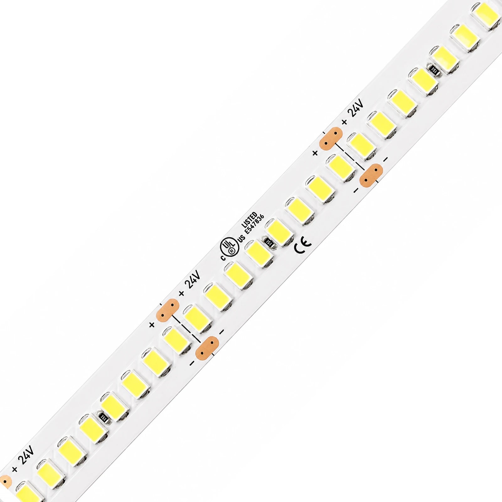 High-Efficacy White LED Strip Lights – 10mm, 240 LEDs/m, 24V, SMD 2835