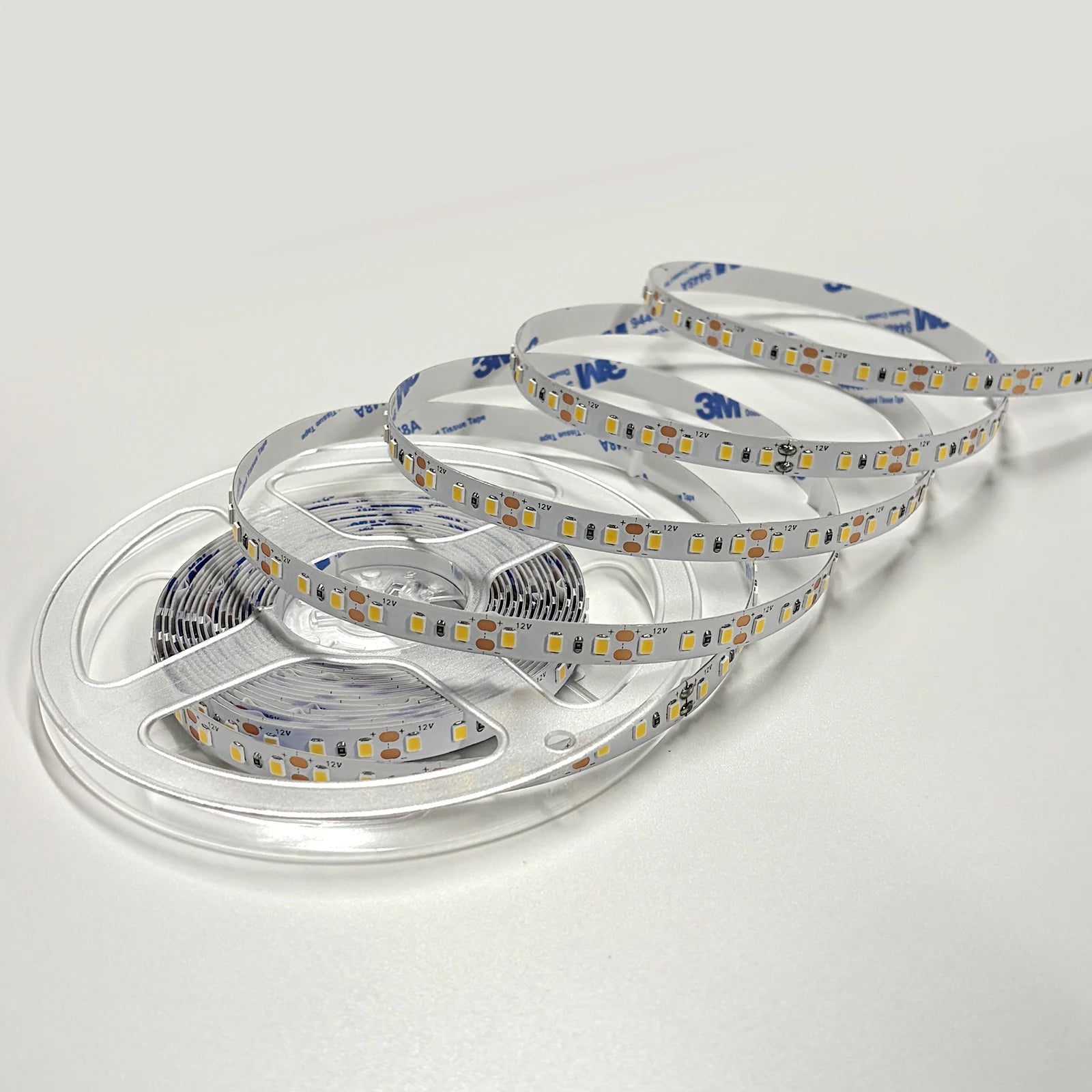 12V White LED Strip Lights – 8mm, 120 LEDs/m, 12V, SMD 2835