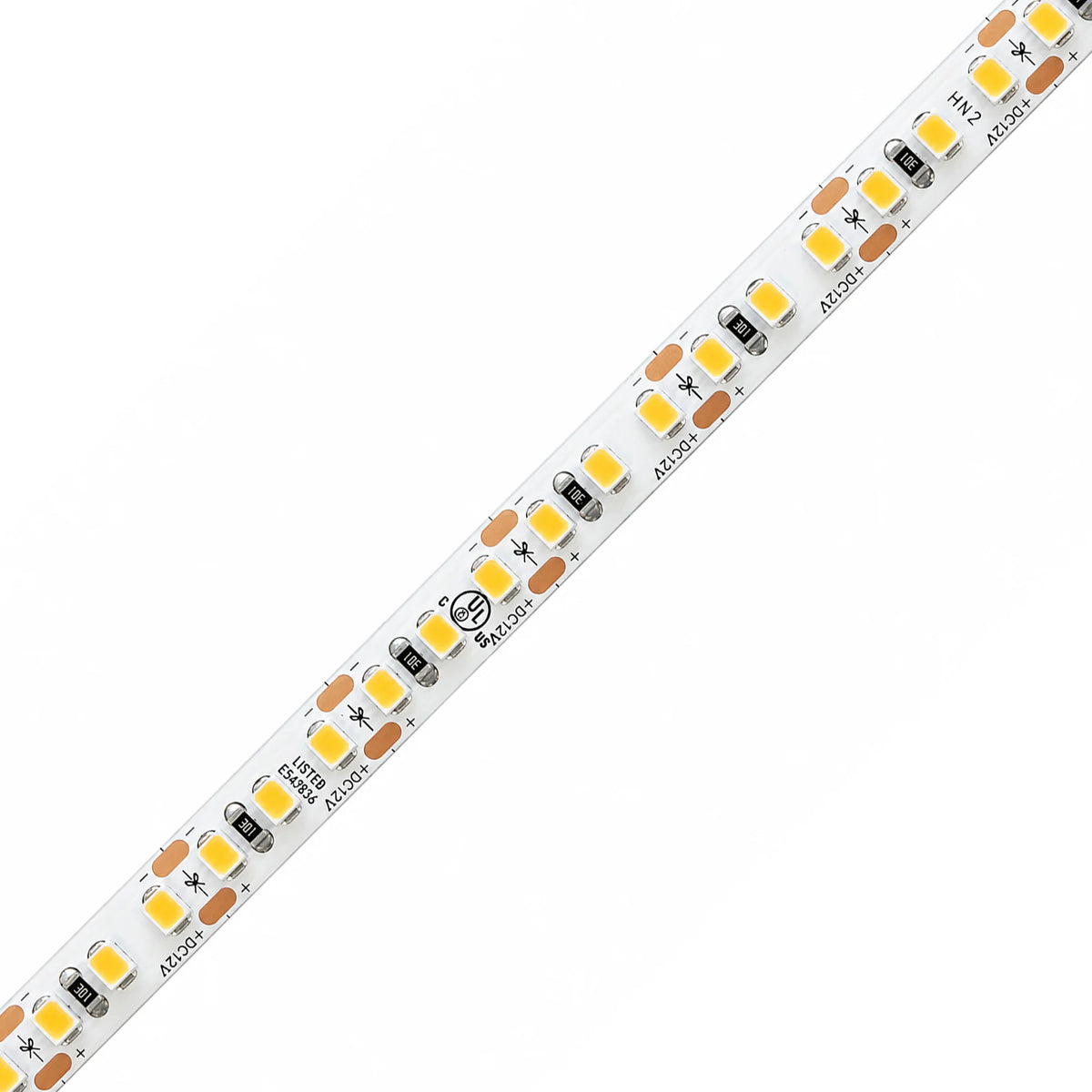 12V White LED Strip Lights – 8mm, 168 LEDs/m, 12V, SMD 2835