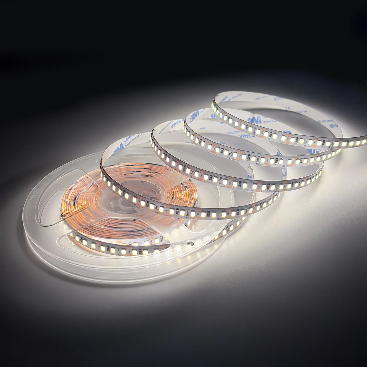 12V White LED Strip Lights – 8mm, 168 LEDs/m, 12V, SMD 2835