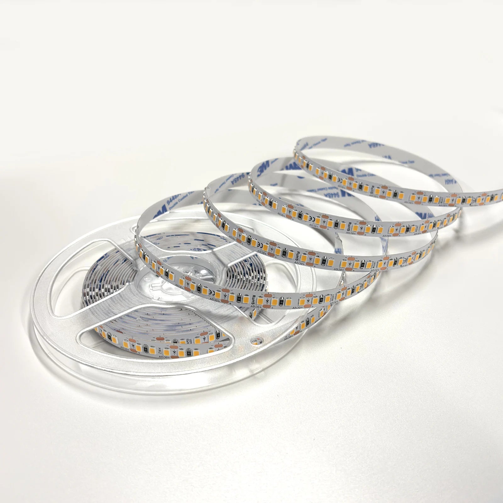 12V White LED Strip Lights – 8mm, 168 LEDs/m, 12V, SMD 2835