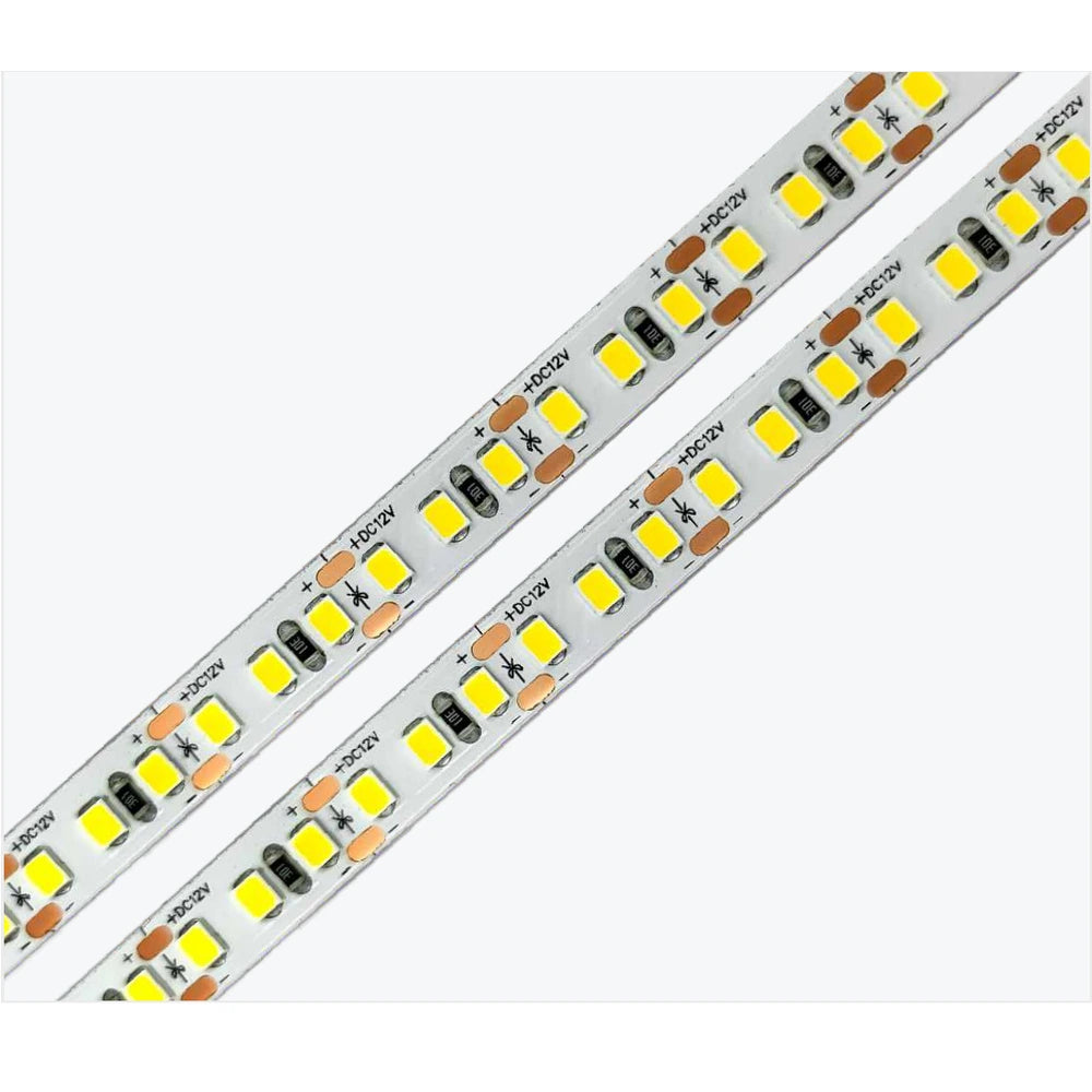 12V White LED Strip Lights – 8mm, 168 LEDs/m, 12V, SMD 2835