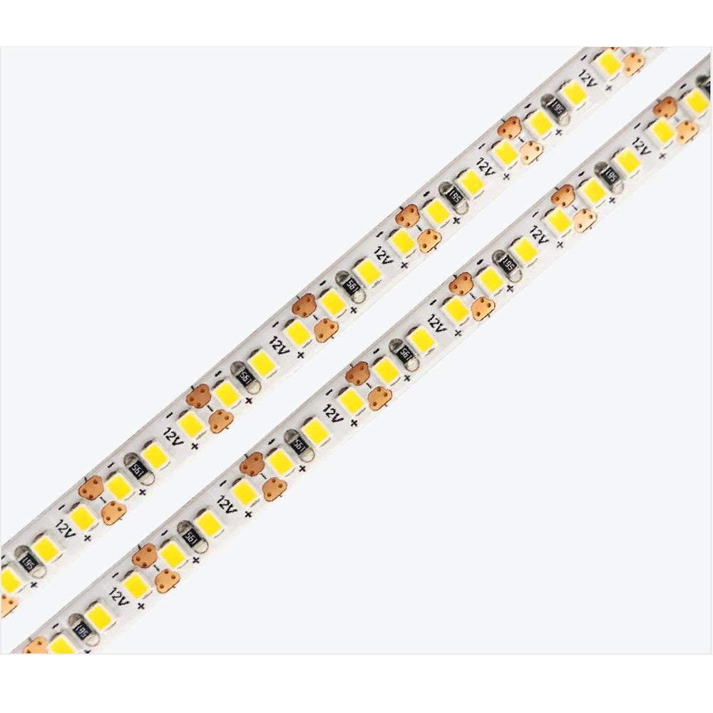 12V White LED Strip Lights – 5mm, 240 LEDs/m, 12V, SMD 2025