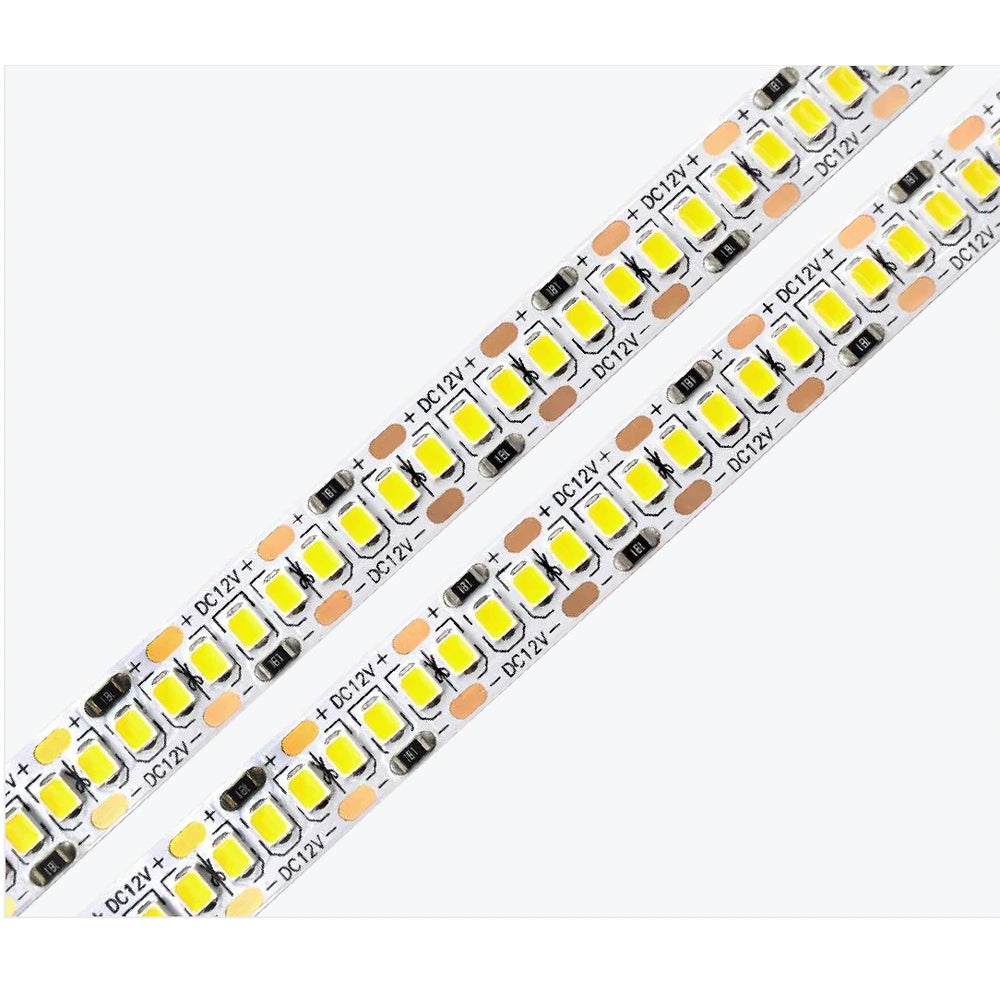 High-Output White LED Strip Lights – 10mm, 240 LEDs/m, 12V, SMD 2835
