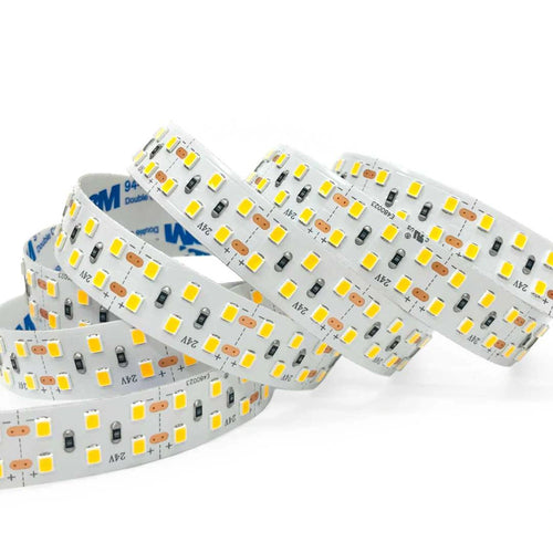 24V White LED Strip Lights – 15mm, 240 LEDs/m, 24V, SMD 2835