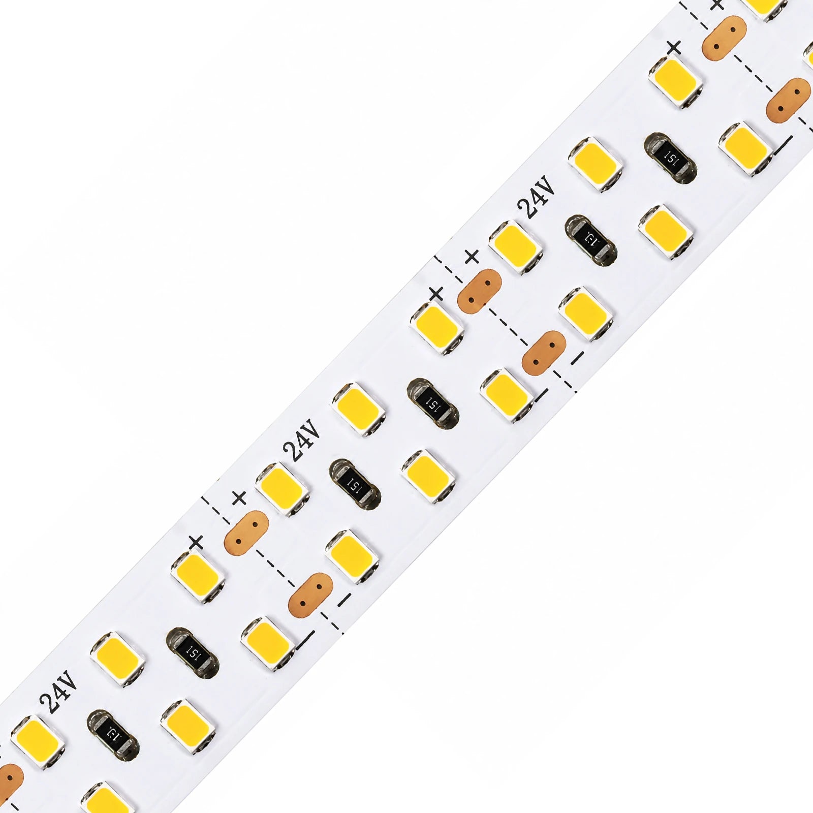 24V White LED Strip Lights – 15mm, 240 LEDs/m, 24V, SMD 2835