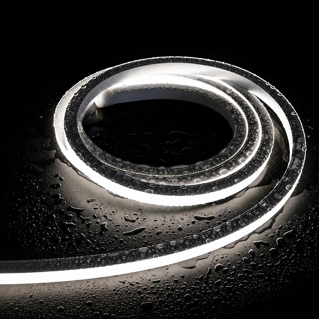 16x15mm IP68 Silicone Neon Flex – 24V, 120 LEDs/m, Single Color