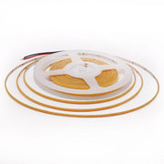 2.7mm COB LED strip light for 3.7V lithium battery, 5V USB and 12V power