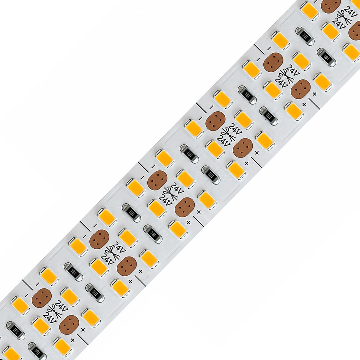 High-Density White LED Strip Lights – 20mm, 360 LEDs/m, 24V, SMD 2835