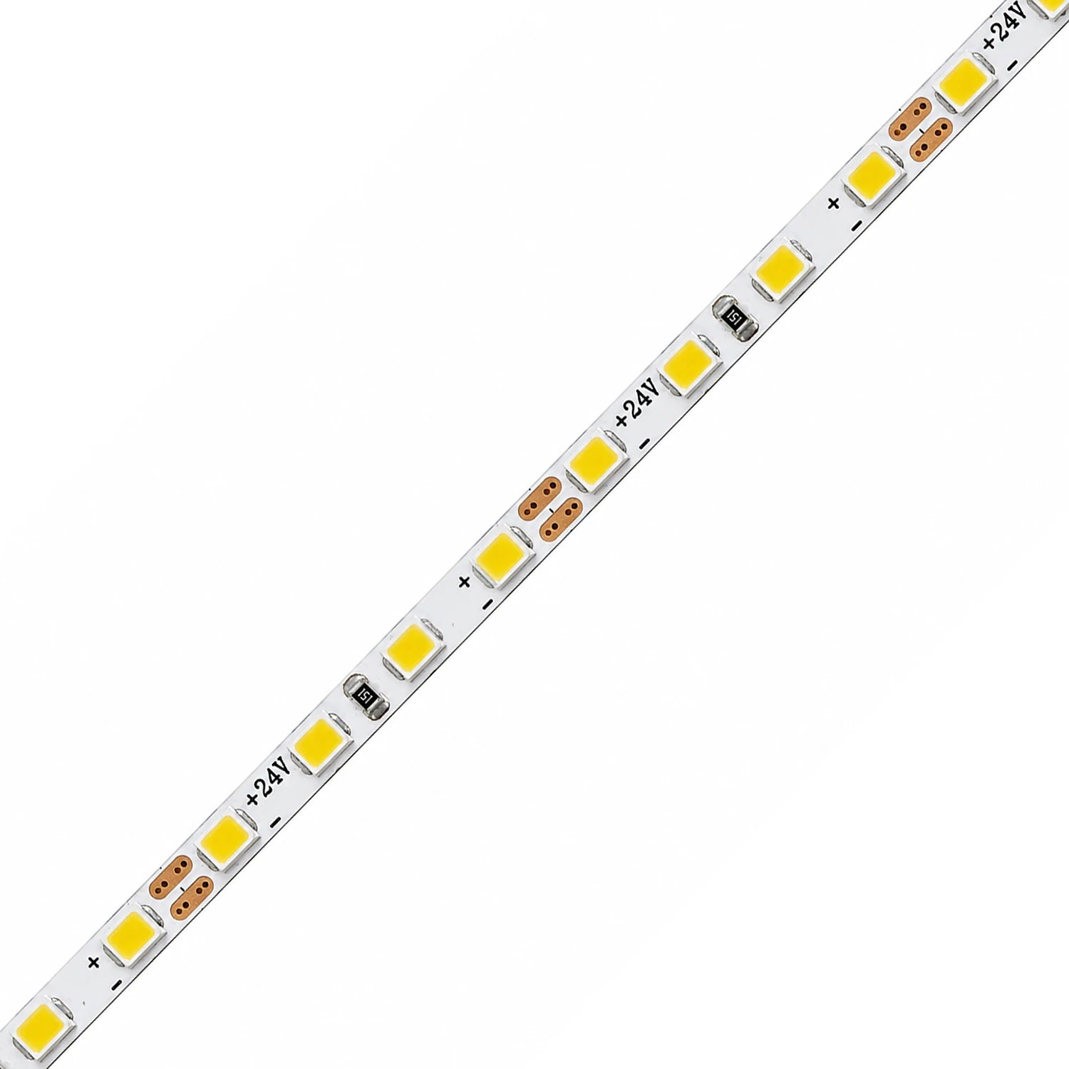 24V White LED Strip Lights – 4mm, 120 LEDs/m, 24V, SMD 2835