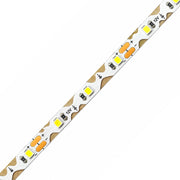 4.5mm S-Shaped SMD 2025 Single-LED Cuttable White LED Strip Light, 90 LEDs/m, 12V