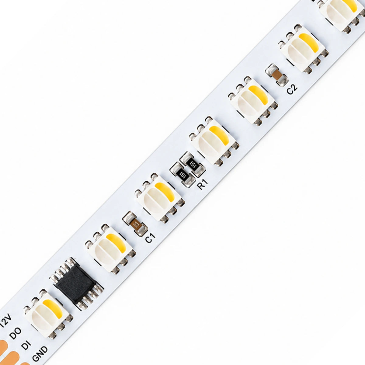 48V DMX512 RGBW Addressable LED Strip – 5050, 80 LEDs/m, 12mm