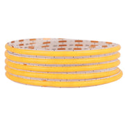 5m reel of 4mm COB LED strip light with continuous board and no solder joints, 12V and 24V