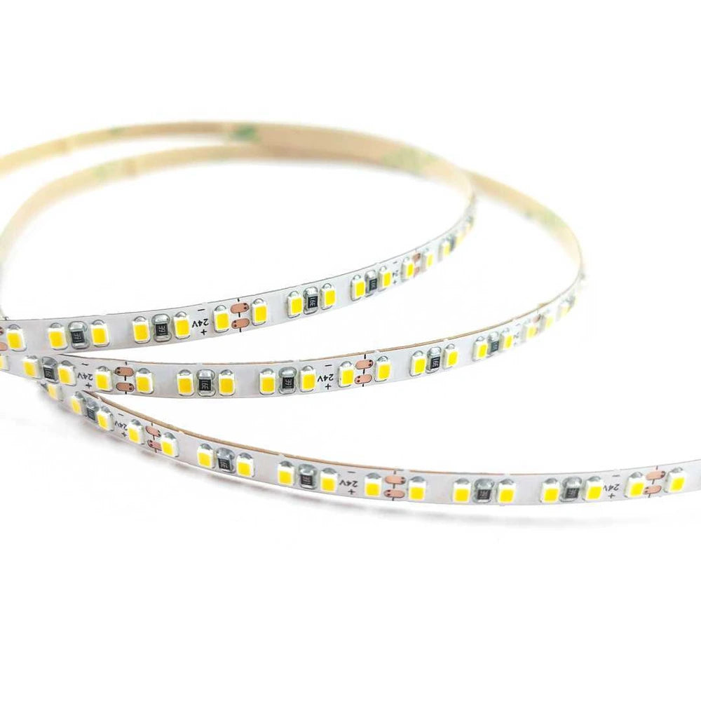 24V White LED Strip Lights – 4mm, 240 LEDs/m, 24V, SMD 2025