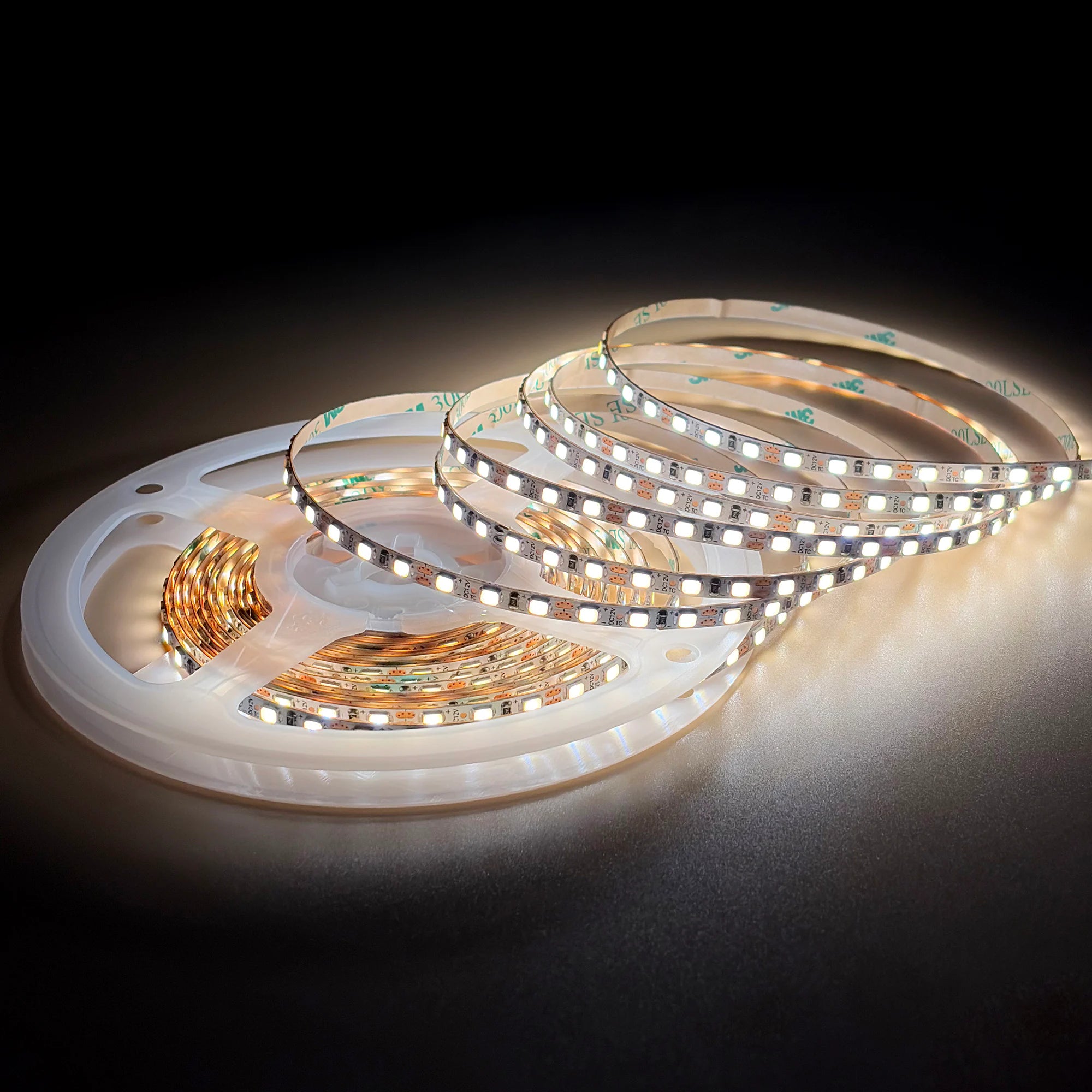 4mm SMD 2835 2-in-1 Tunable White LED Strip Light, 120 LEDs/m, 12V/24V
