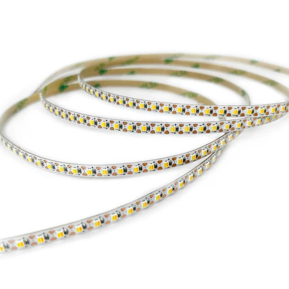 ultra thin 5mm 2025 tunable white LED strip light, 180 LEDs/m 12V