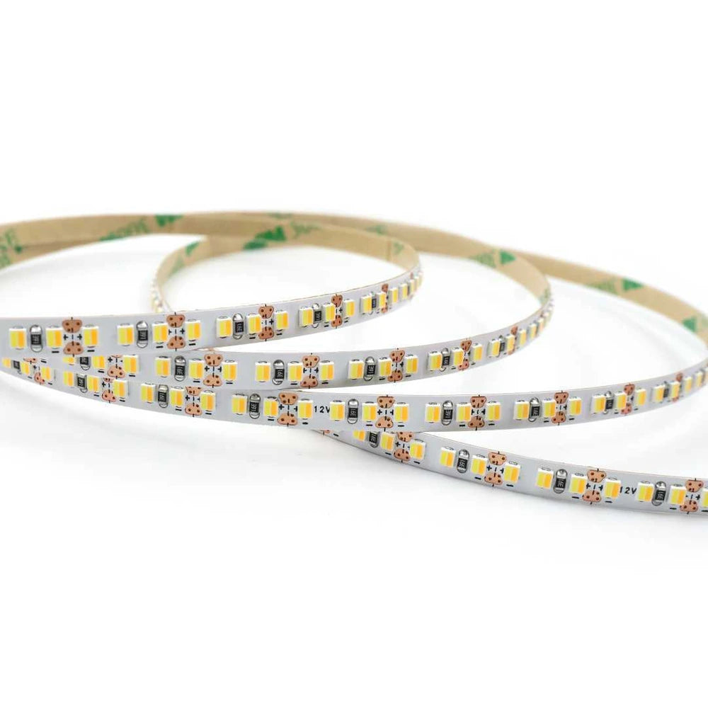 ultra thin 5mm 2025 tunable white LED strip light, 240 LEDs/m 12V