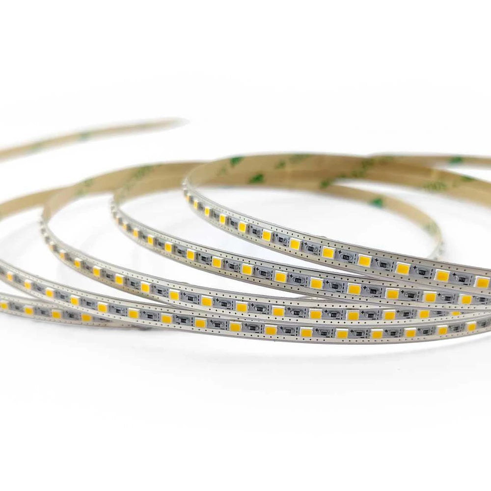 Single-LED Cuttable White LED Strip Lights – 5mm, 150 LEDs/m, 12V/24V, SMD 2025