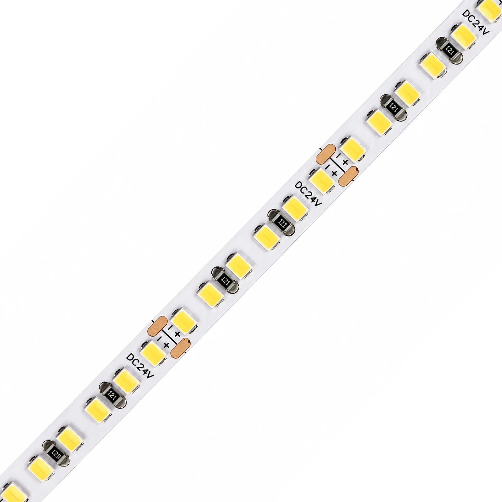 White LED Strip Lights – 5mm, 240 LEDs/m, 12V/24V, SMD 2025