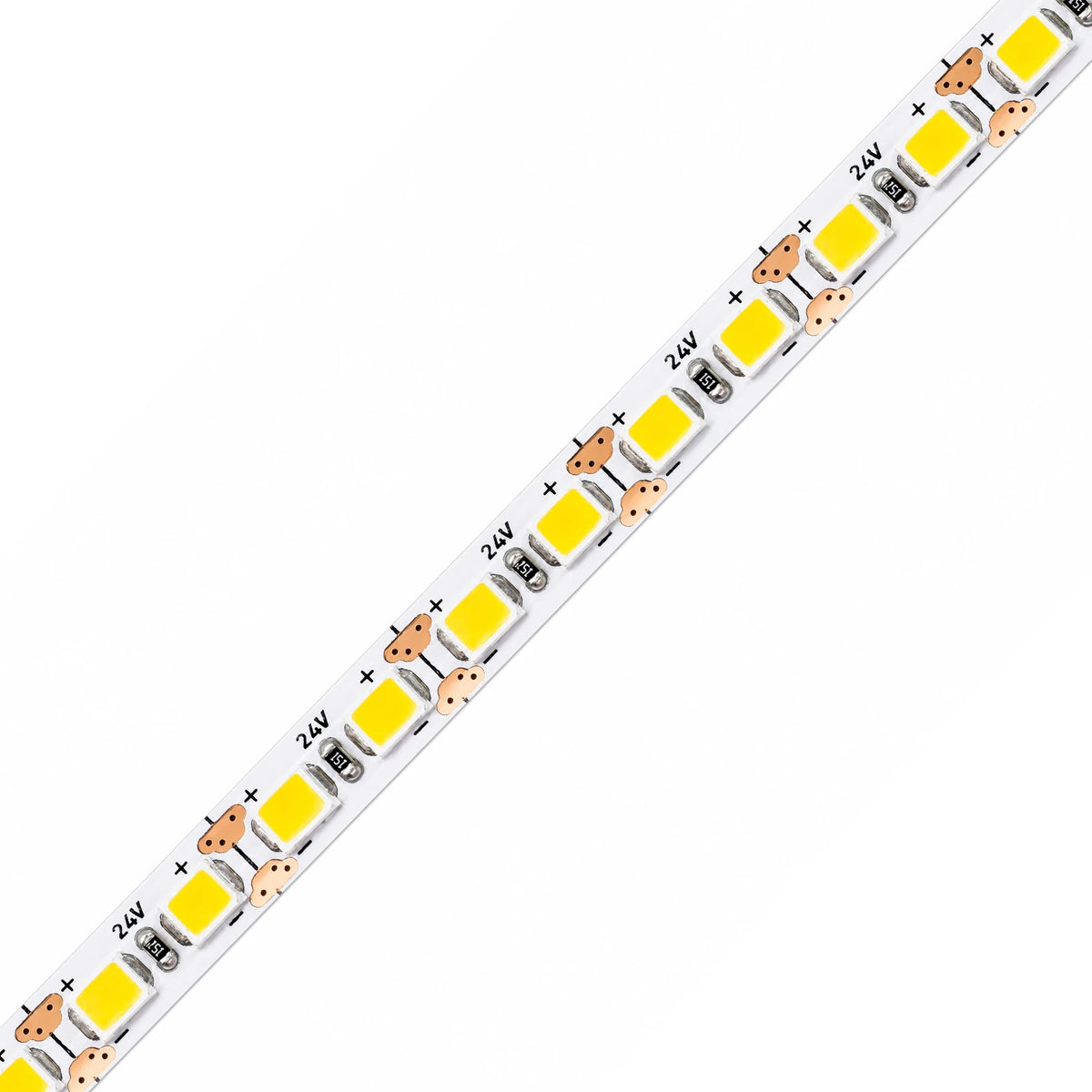 5mm SMD 2835 2-LED Cuttable Light Guide Panel White LED Strip Light, 168 LEDs/m, 24V