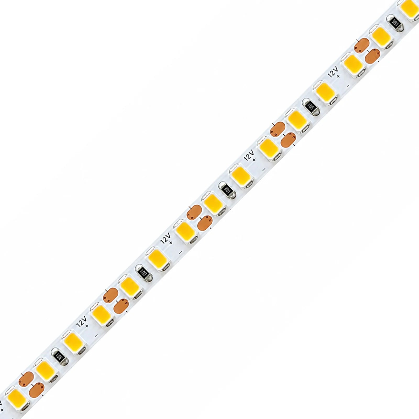 5mm SMD 2835 2-Wire Tunable White LED Strip Light, 168 LEDs/m, 12V/24V