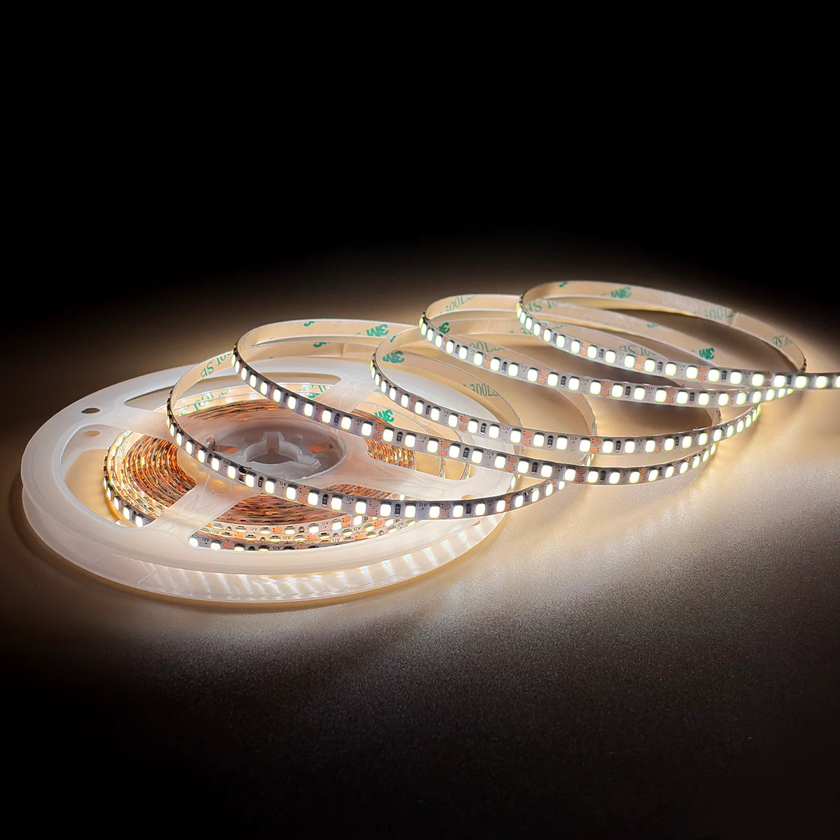 5mm SMD 2835 2-Wire Tunable White LED Strip Light, 168 LEDs/m, 12V/24V