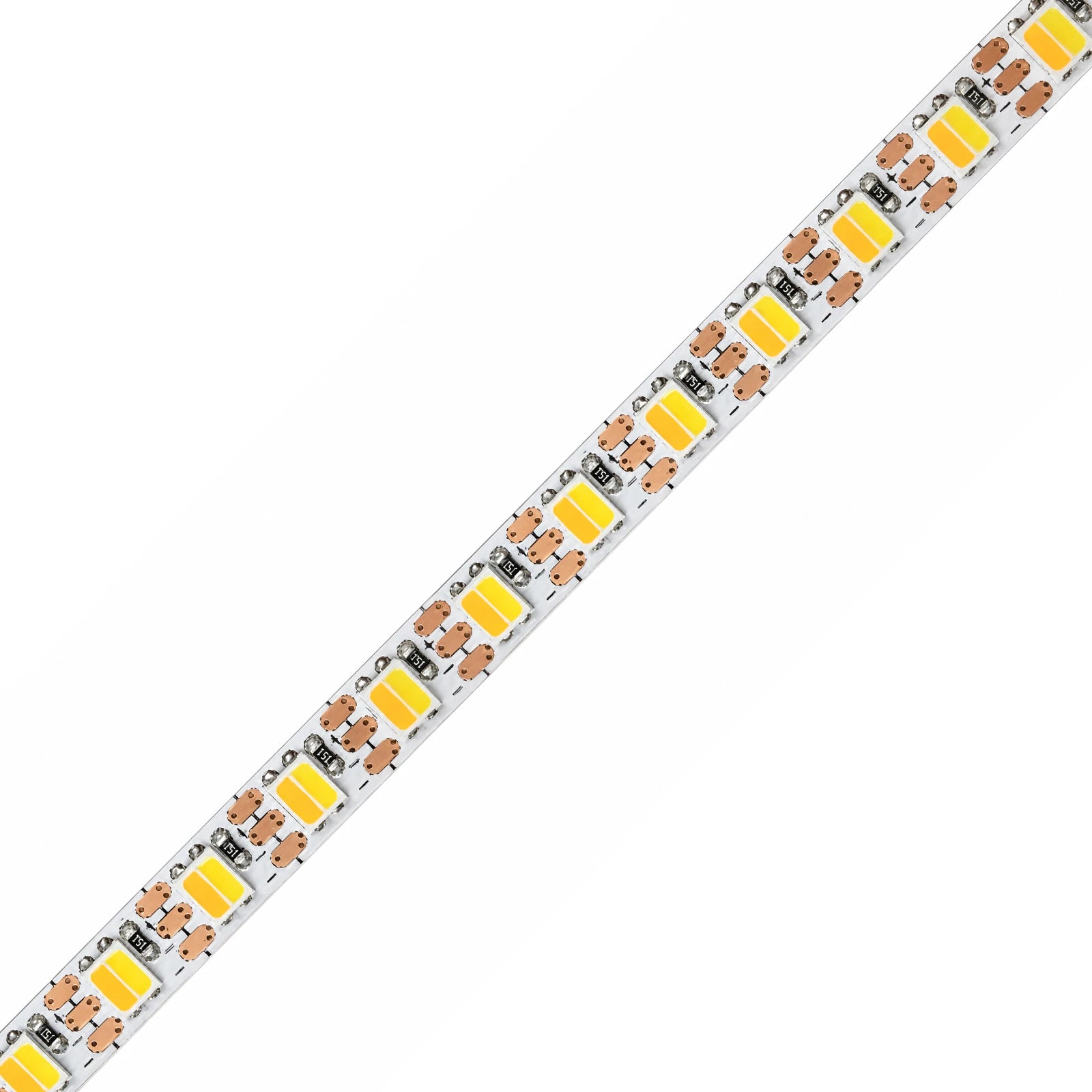 5mm SMD 2835 3-Wire 2-in-1 Single-LED Cuttable Tunable White LED Strip Light, 120 LEDs/m, 5V/12V/24V