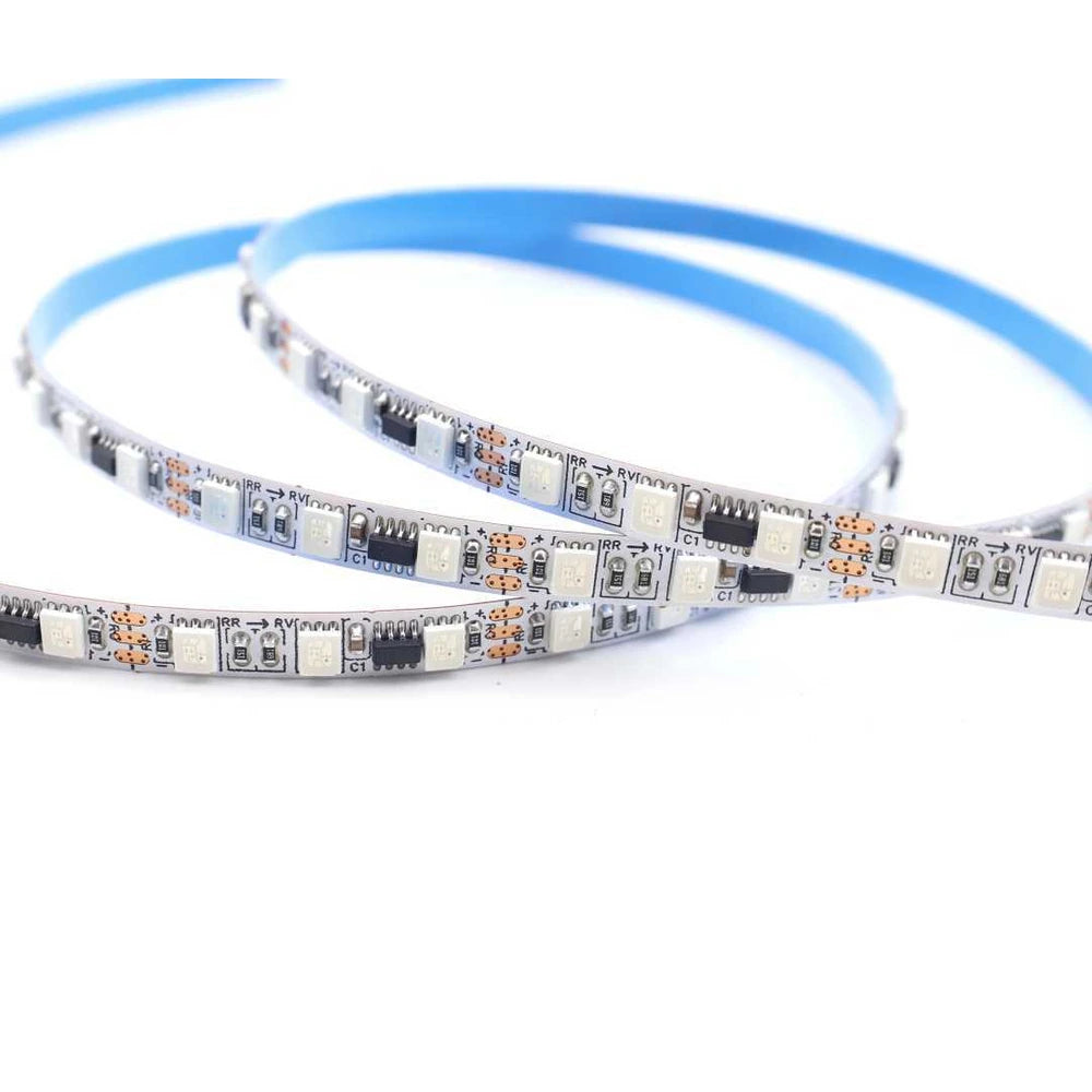 5mm SMD 2835 Addressable RGB LED Strip Light, 120 LEDs/m, 12V