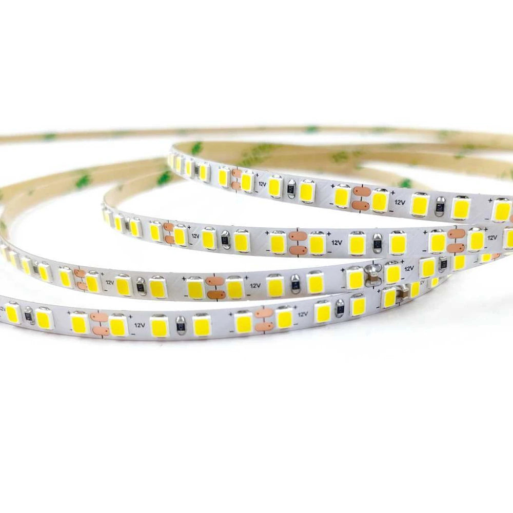 5mm 2835 high-density white LED strip light, 160 LEDs/m, 12V