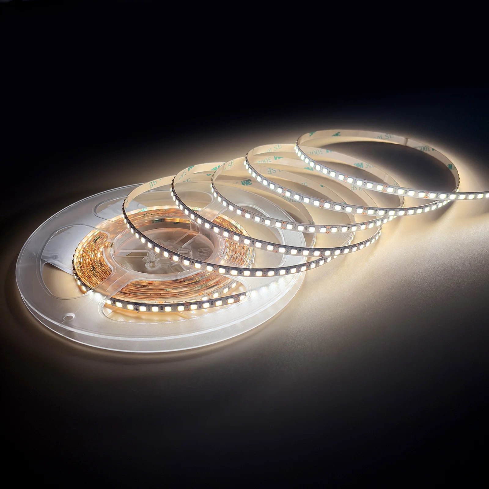 5mm SMD 2835 Horizontal-Mount White LED Strip Light for Light Guide Panels, 168 LEDs/m, 12V