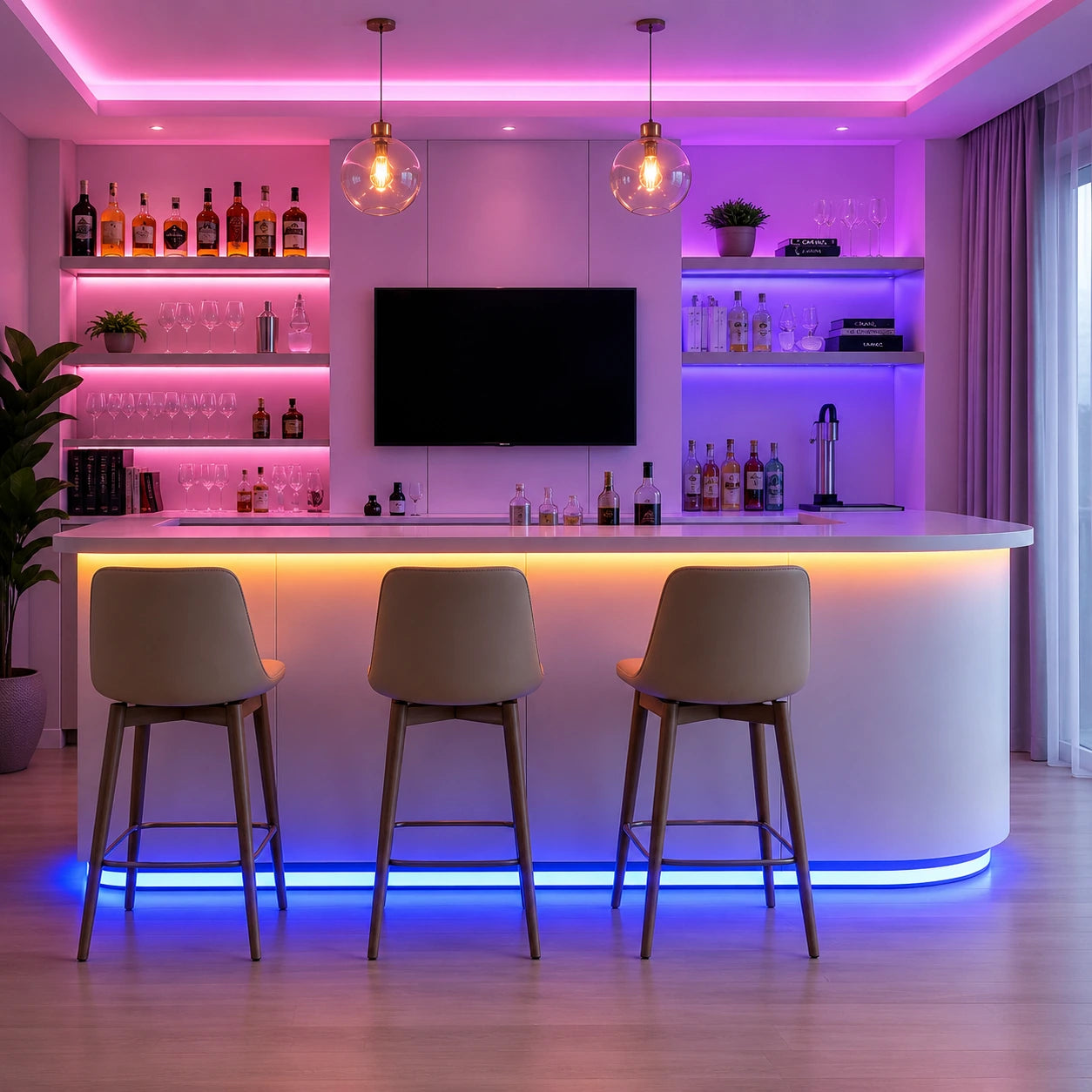 5mm SMD 2835 RGB LED Strip Light, 120 LEDs/m, 24V application