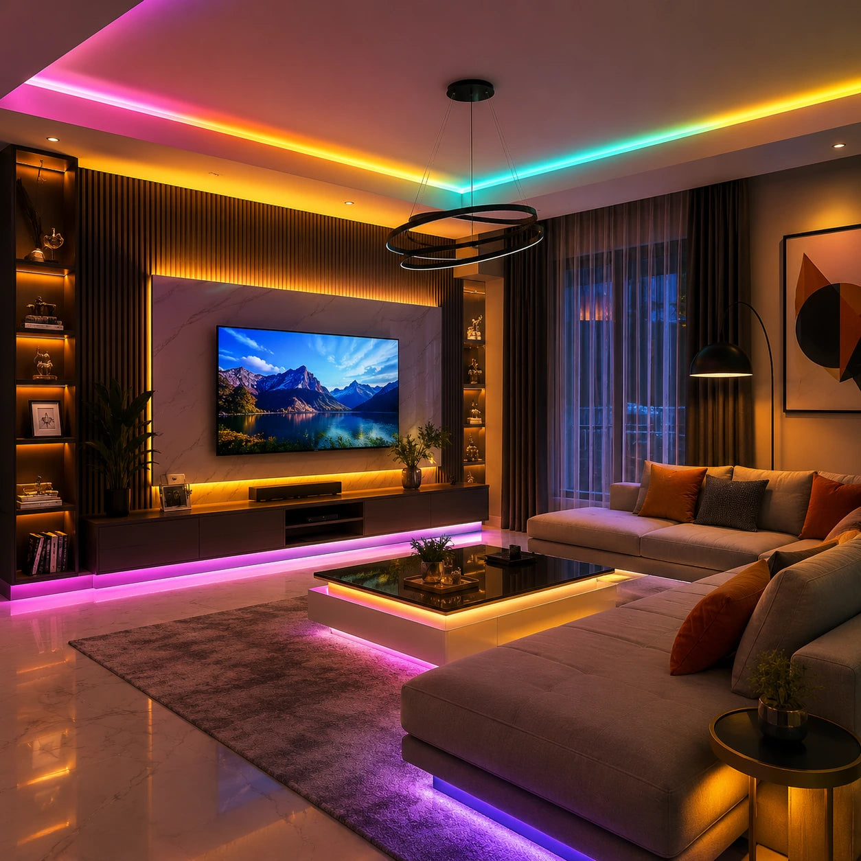 Single Color LED Strip Lights – 5mm, 120 LEDs/m, 12V, SMD 2835