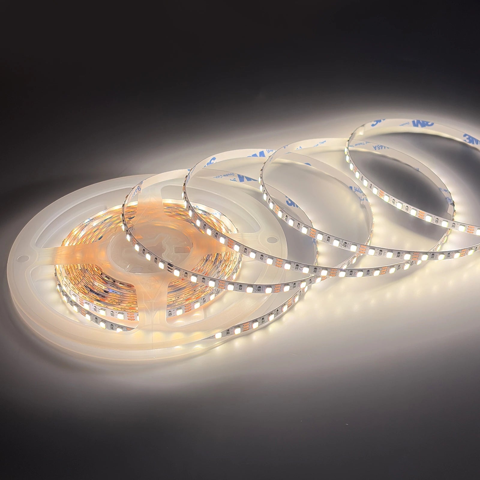 5mm SMD 2835 UL-Certified 3-Wire 2-in-1 Tunable White LED Strip Light, 120 LEDs/m, 12V
