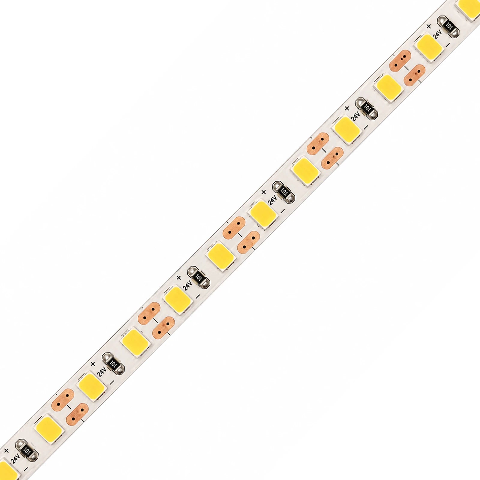 24V White LED Strip Lights – 5mm, 136 LEDs/m, 24V, SMD 2835