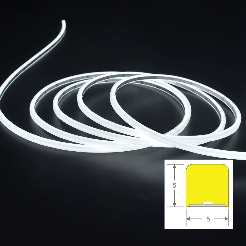 Square LED neon flex in CRI 90 white, 2700K to 6500K color temperature options