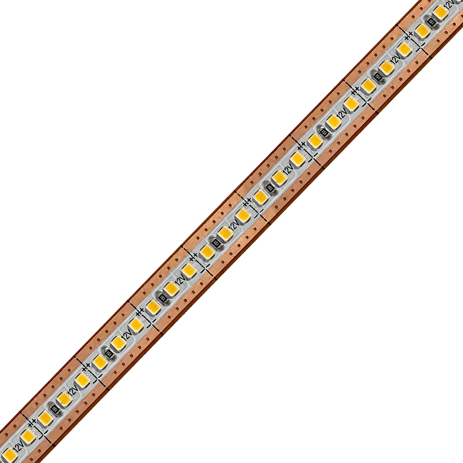 Single-LED Cuttable White LED Strip Lights – 6.5mm, 300 LEDs/m, 12V, SMD 1515
