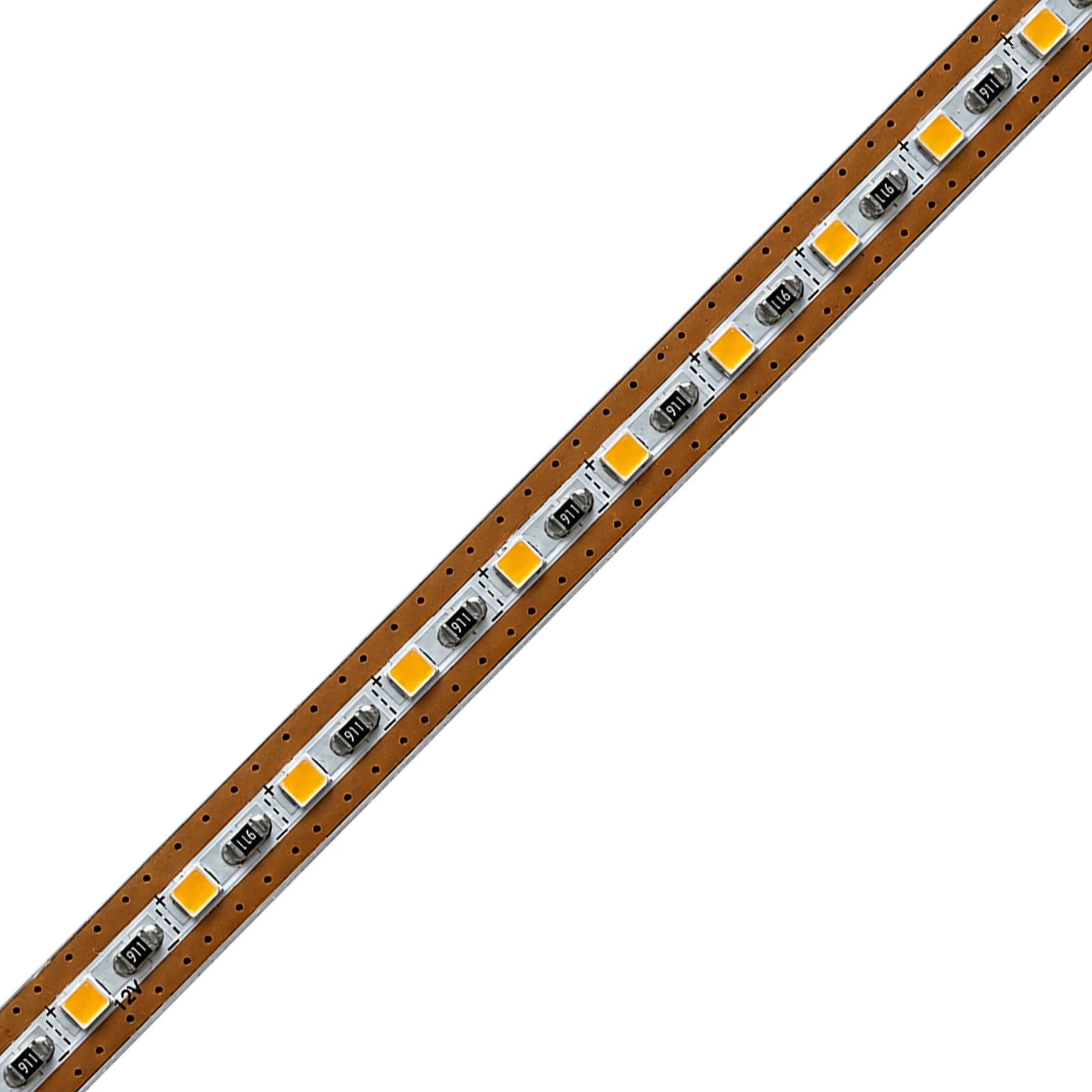 Single-LED Cuttable White LED Strip Lights – 6.5mm, 120 LEDs/m, 12V/24V, SMD 2025