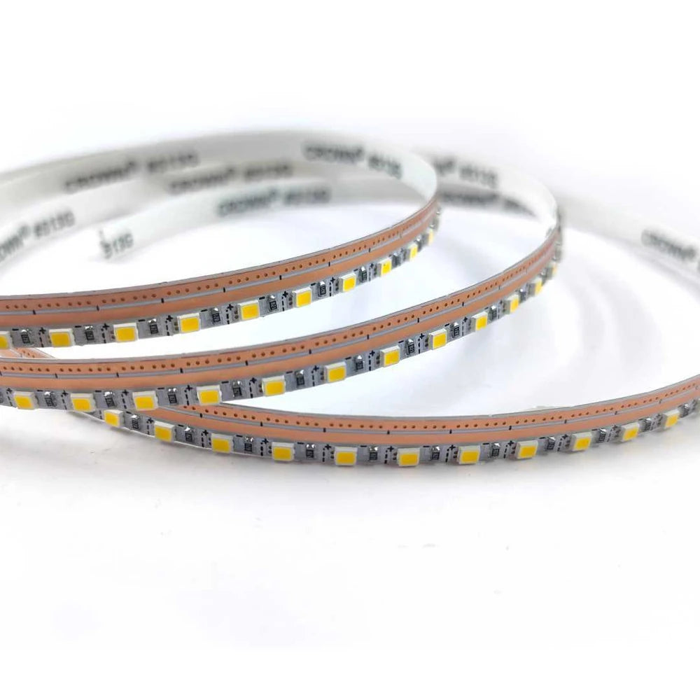 Single-LED Cuttable White LED Strip Lights – 6mm, 150 LEDs/m, 12V/24V, SMD 2025