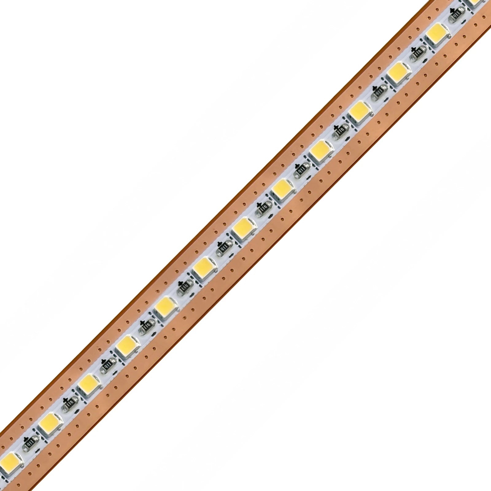 Single-LED Cuttable White LED Strip Lights – 7.7mm, 150 LEDs/m, 12V/24V, SMD 2025