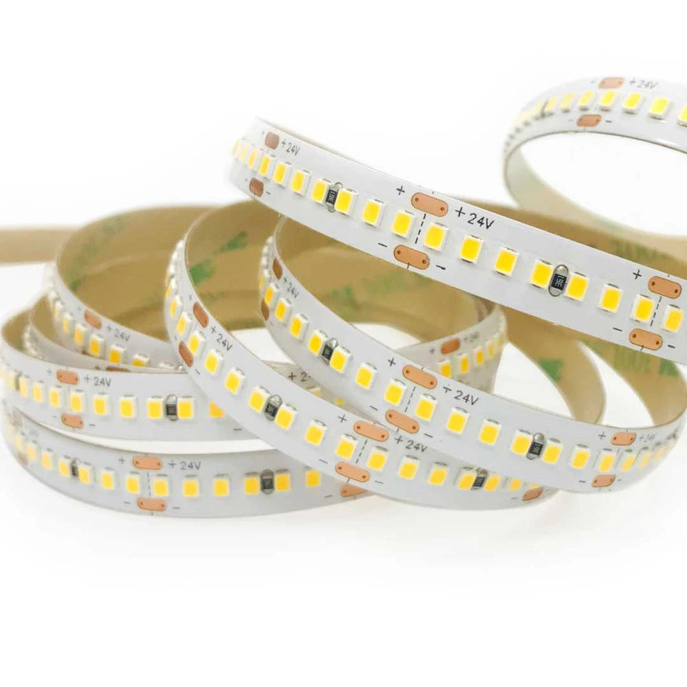 High-Density White LED Strip Lights – 8mm, 280 LEDs/m, 24V, SMD 2025