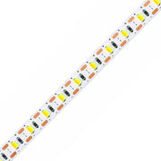 8mm SMD 2835 2-Wire Single-LED Cuttable Tunable White LED Strip Light, 120 LEDs/m, 5V/12V/24V