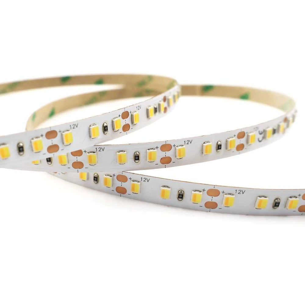 2-wire 8mm 2835 tunable white LED strip light, 120 LEDs/m 12V/24V