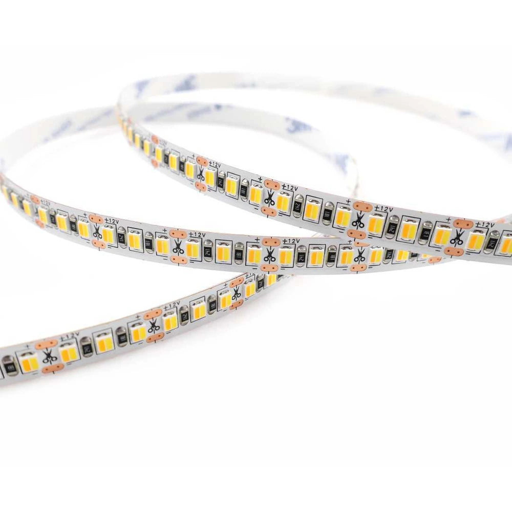 2-wire 8mm 2835 tunable white LED strip light, 168 LEDs/m 12V
