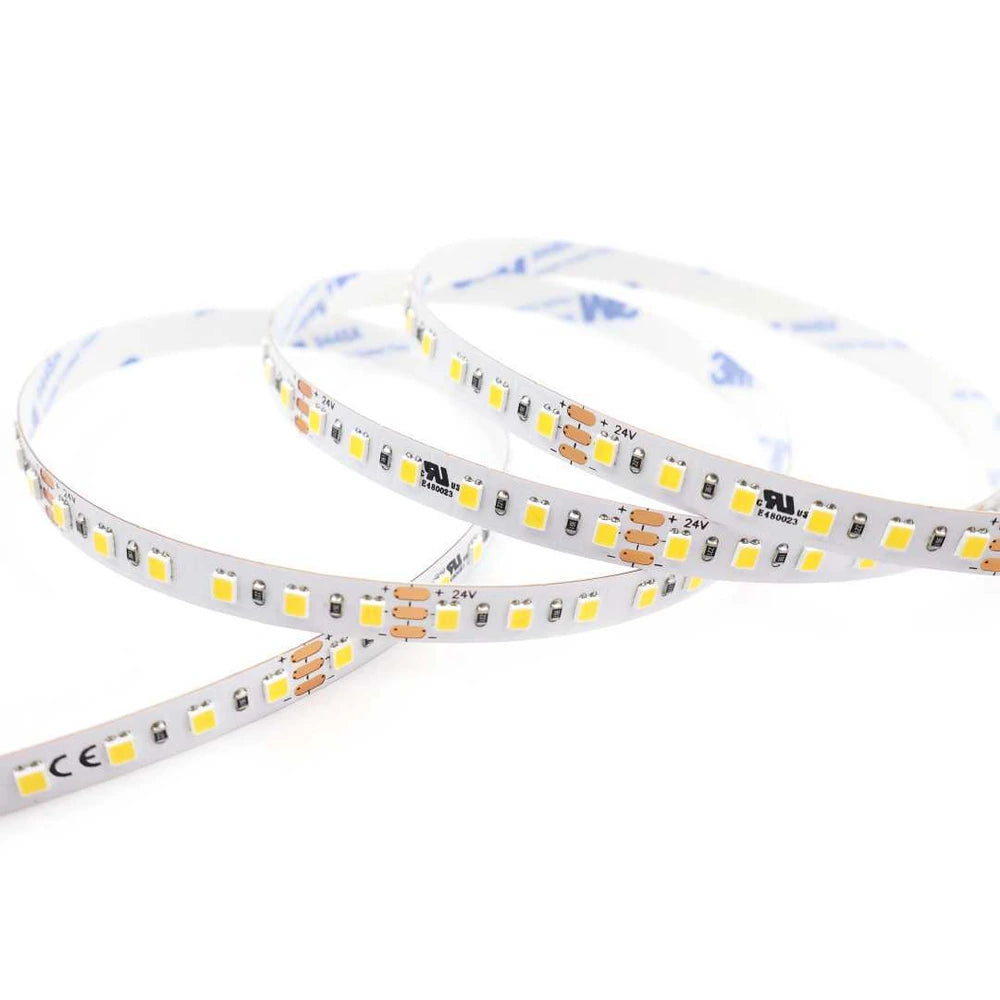 8mm 2835 3-level power-selectable white LED strip, 5/8/13W, 24V