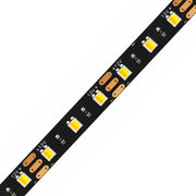 8mm SMD 2835 Black-PCB 3-Wire 2-in-1 Tunable White LED Strip Light, 120 LEDs/m, 12V/24V