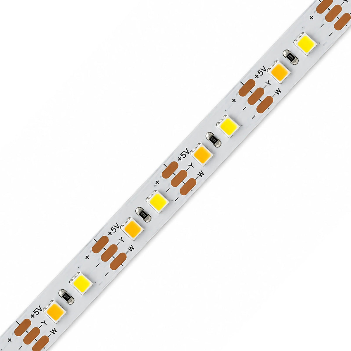 8mm SMD 2835 Dual-White LED Strip Light, 120 LEDs/m, 5V