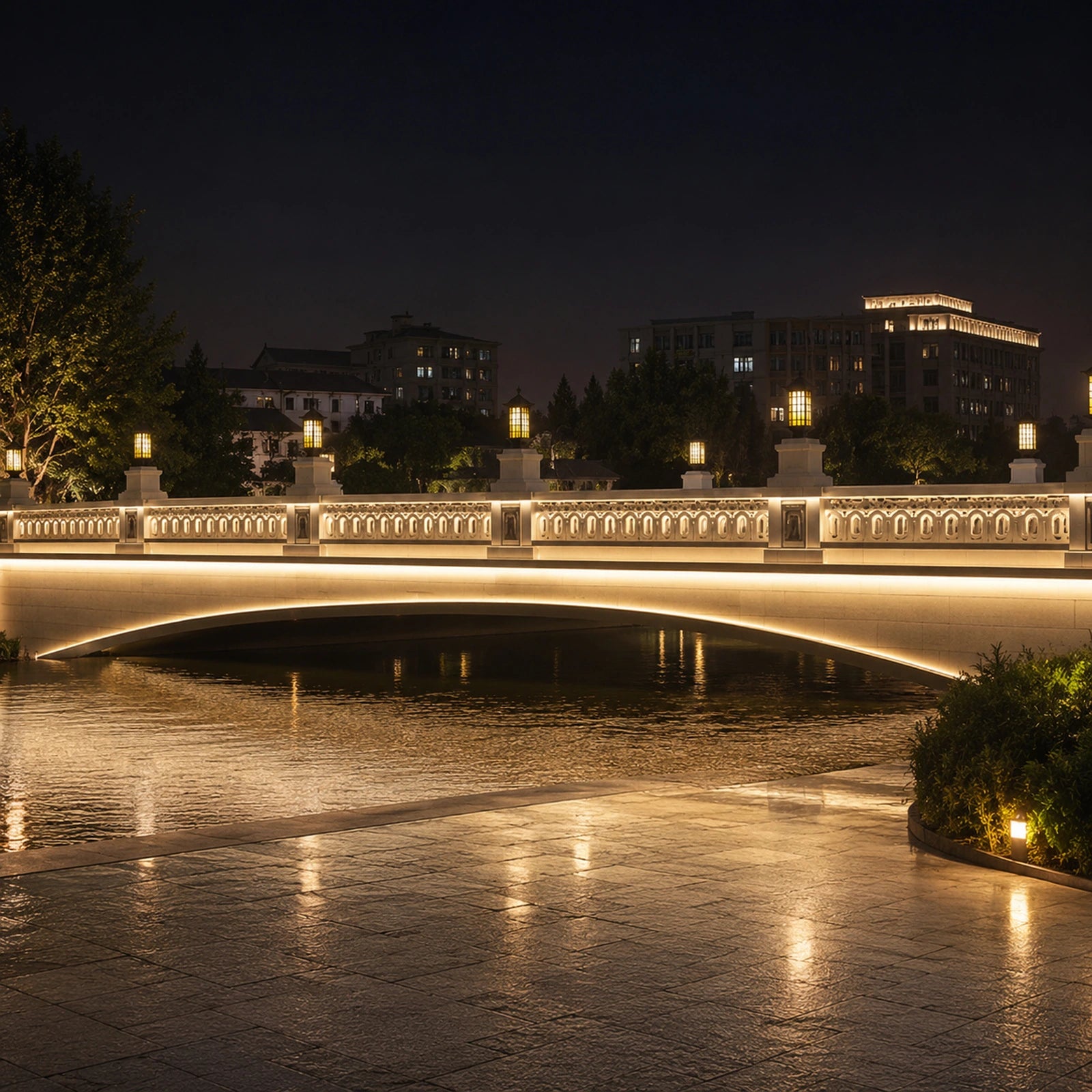 8mm 160 LEDs/m 24V energy-efficient white LED strip in a long cove