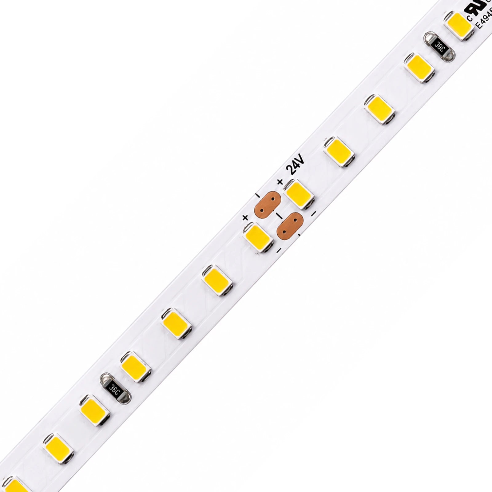 8mm SMD 2835 High-Efficacy White LED Strip Light, 160 LEDs/m, 24V